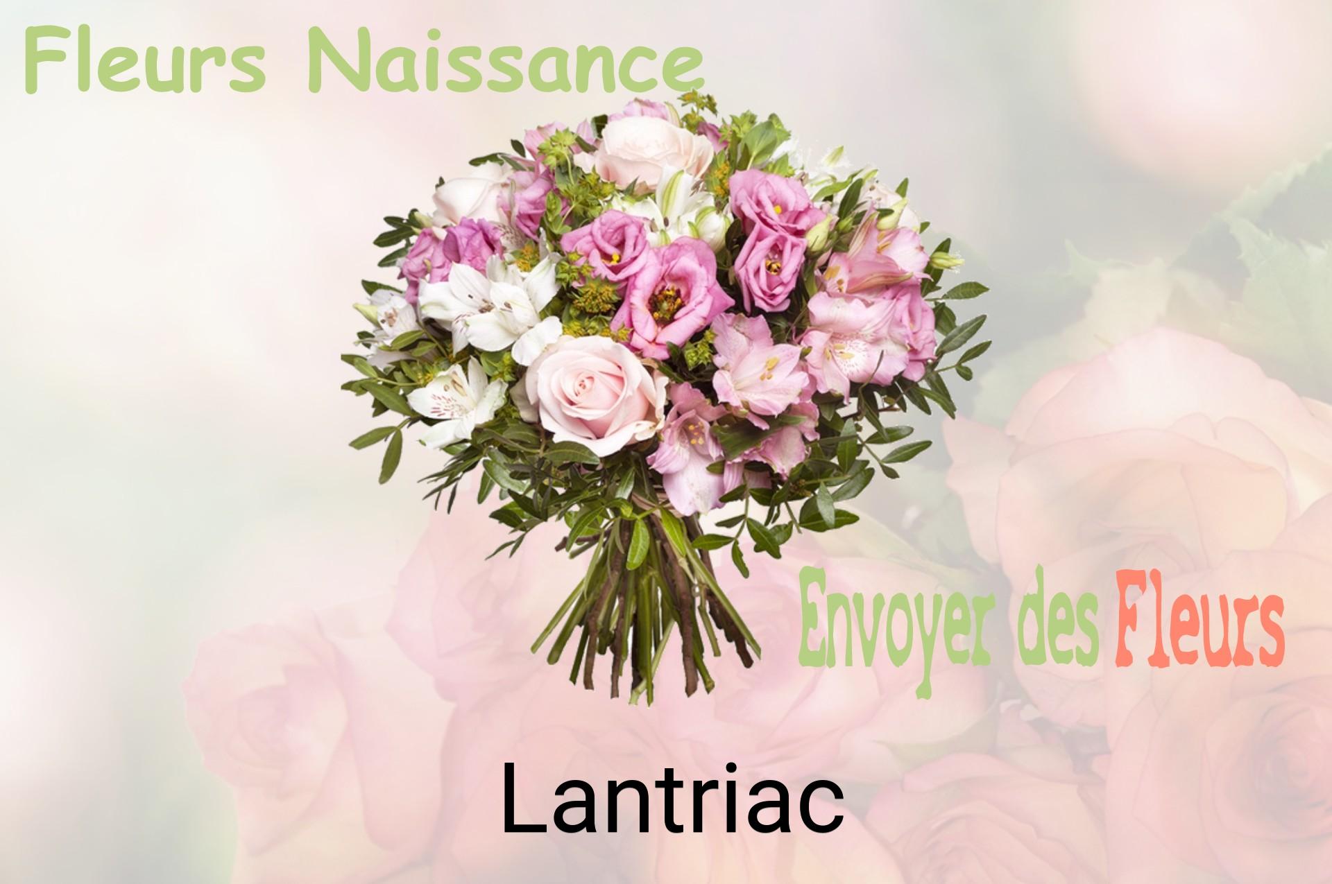 Bouquet de fleurs de naissance livré à Lantriac